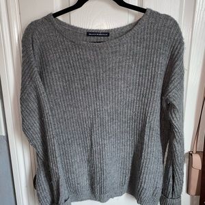 Medium grey Brandy Melville nit sweatshirt.